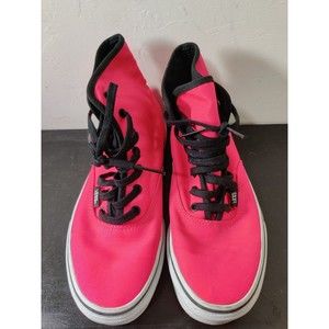 Vans 80s Style Neon Hot Pink Skateboard Shoes High Top Sneakers Women’s 6.5.